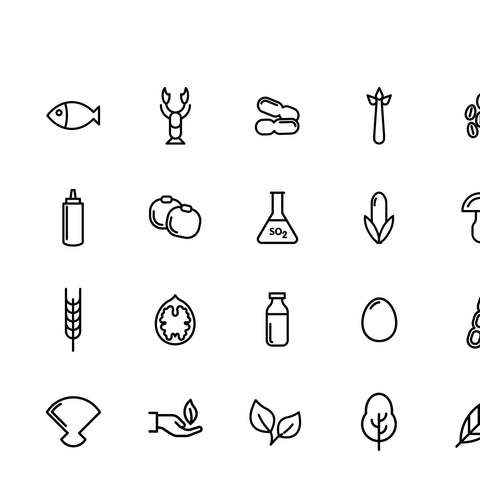 Food industry related icons